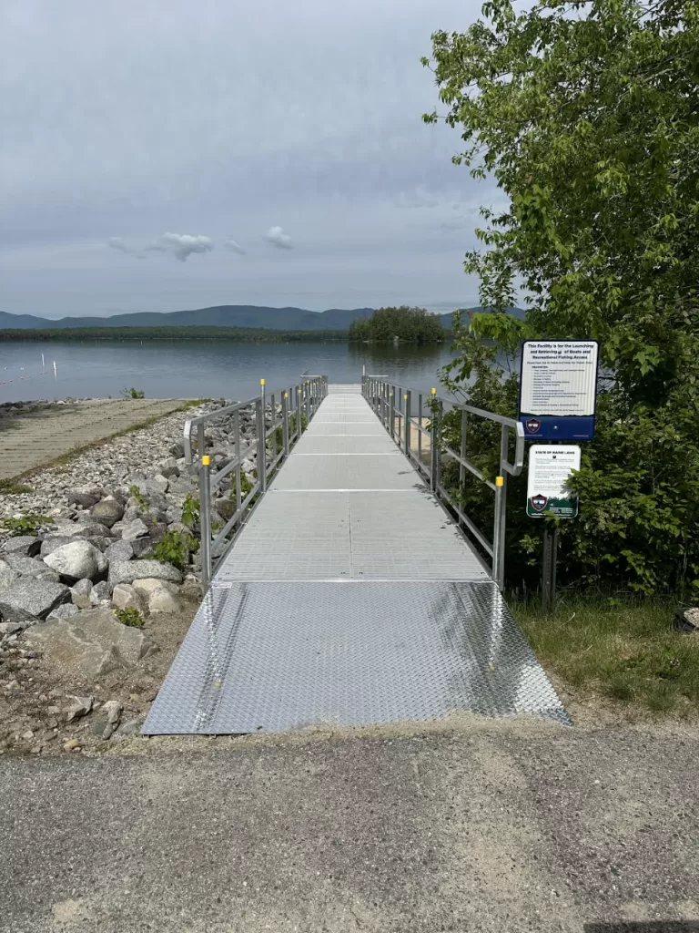 Roxbury Maine Municipality heavy-duty aluminum frame thruflow floating dock